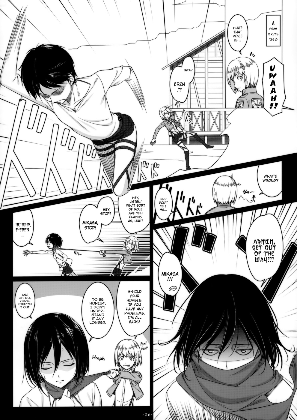 Hentai Manga Comic-Attack on Mikasa-Read-5
